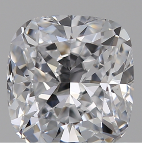 GIA 1.08CT D VVS1 CUSHION CUT